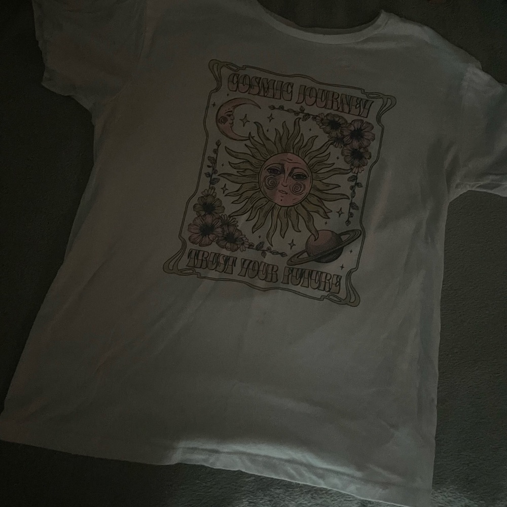 Wonder Nation White Cosmic Journey Tee